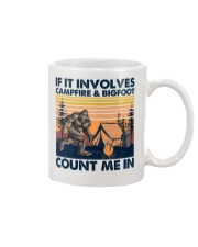 Bigfoot And Campfire Mug tile
