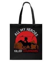 Native - All My Heroes White Tote Bag tile
