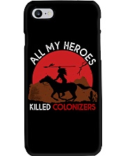 Native - All My Heroes White Phone Case tile