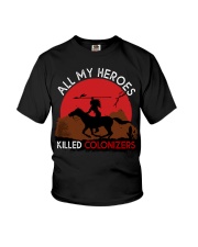 Native - All My Heroes White Youth T-Shirt tile