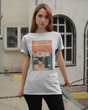 And she lived happily ever after Classic T-Shirt apparel-classic-tshirt-lifestyle-19