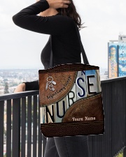 Custom Name Nurse Respect Caring Courage All-over Tote aos-all-over-tote-lifestyle-front-05
