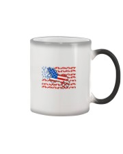 Horse American Flag Color Changing Mug tile