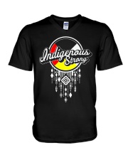 Indigenous Strong V-Neck T-Shirt tile