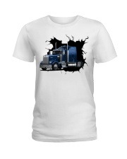 Truck Crack Sticker V3 Ladies T-Shirt tile