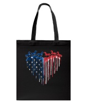 Horse Colorful Splash Us Flag Tote Bag tile