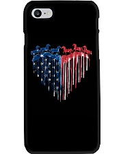 Horse Colorful Splash Us Flag Phone Case tile