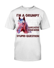 A Grumpy Old Lady Classic T-Shirt front