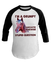 A Grumpy Old Lady Baseball Tee tile