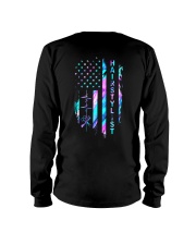 Hairstylist American Flag Long Sleeve Tee tile