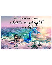Mermaid And Turtle 17x11 Poster front
