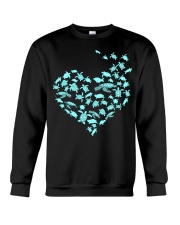 Turtle Heart Crewneck Sweatshirt tile