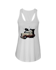 379 extended hood Ladies Flowy Tank tile