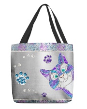 Peeking Cat All-Over Tote tile