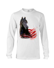 Girl Horse And American Long Sleeve Tee tile