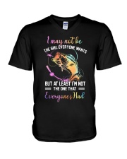 I May Not Be The Girl Everyone V-Neck T-Shirt tile