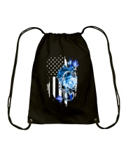Blue Rose V2 2 Sides Drawstring Bag tile