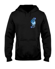 Blue Rose V2 2 Sides Hooded Sweatshirt tile