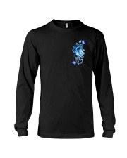 Blue Rose V2 2 Sides Long Sleeve Tee tile