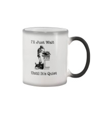 I Just Wait Until It's Quiet-Skull Color Changing Mug tile