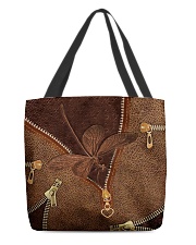 Dragonfly Leather All-over Tote front
