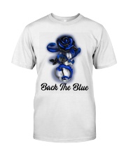 Blue Rose Back The Blue Classic T-Shirt front