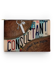 Teacher leather pattern print accessory pouch Accessory Pouch - Standard back