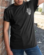 Baseball Skull 2 Sides V1 Classic T-Shirt apparel-classic-tshirt-lifestyle-27