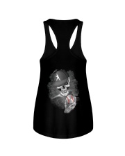 Baseball Skull 2 Sides V1 Ladies Flowy Tank tile