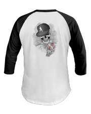 Baseball Skull 2 Sides V1 Baseball Tee tile