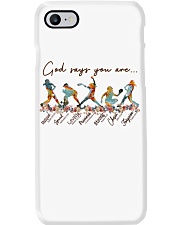 God Says You Are Softball Phone Case tile