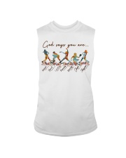 God Says You Are Softball Sleeveless Tee tile