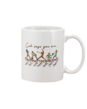 God Says You Are Softball Mug tile
