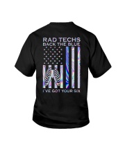 Rad Techs Back The Blue 2 Sides Youth T-Shirt tile
