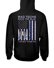 Rad Techs Back The Blue 2 Sides Hooded Sweatshirt tile