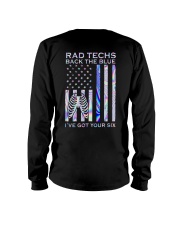 Rad Techs Back The Blue 2 Sides Long Sleeve Tee tile