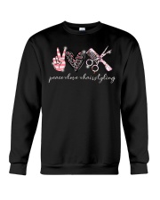 Peace Love Hairstyling Crewneck Sweatshirt tile