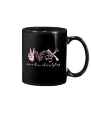 Peace Love Hairstyling Mug tile