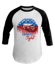 Hair Stylist Independence Day Baseball Tee tile