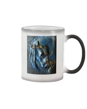 Horse Girl Sad Color Changing Mug tile