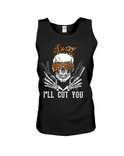 Hairdresser I'll Cut You Unisex Tank tile