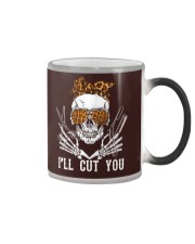Hairdresser I'll Cut You Color Changing Mug tile