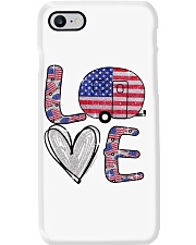 Love Camping Independence Day Phone Case tile