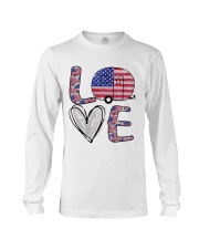 Love Camping Independence Day Long Sleeve Tee tile