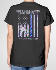 Softball Moms Back The Blue 2 Sides Ladies T-Shirt garment-tshirt-ladies-back-01