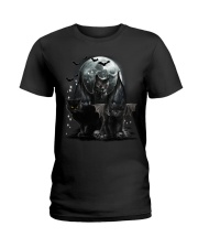 Black Cat Dark Gods Ladies T-Shirt tile
