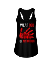 I Wear Red For My Sisters Ladies Flowy Tank tile