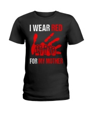 I Wear Red For My Sisters Ladies T-Shirt tile