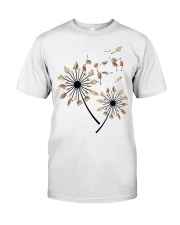 Yoga turtle dandelion Classic T-Shirt front