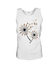 Yoga turtle dandelion Unisex Tank tile